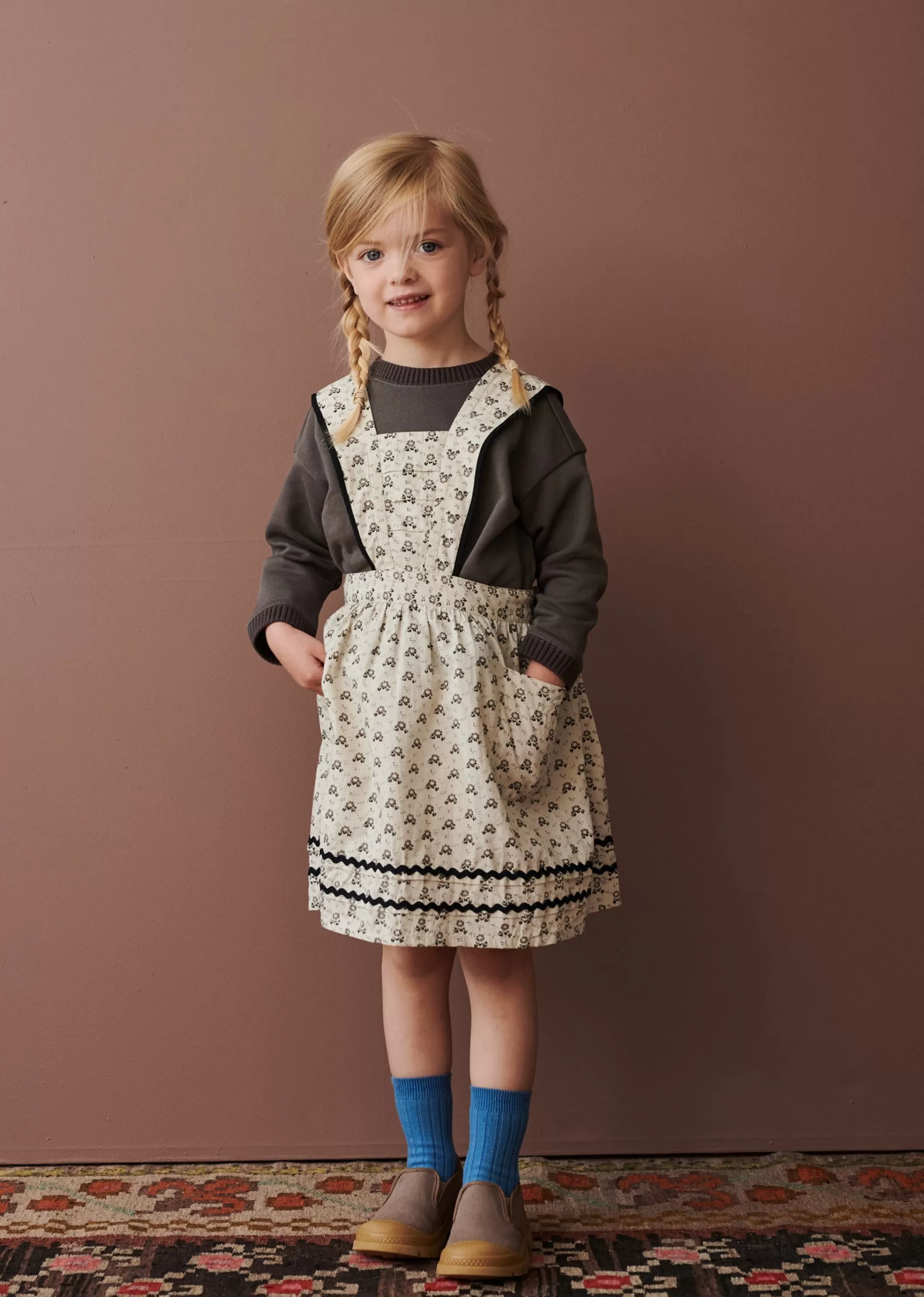Skirts-CARAMEL Carola Skirt - Polka Floral
