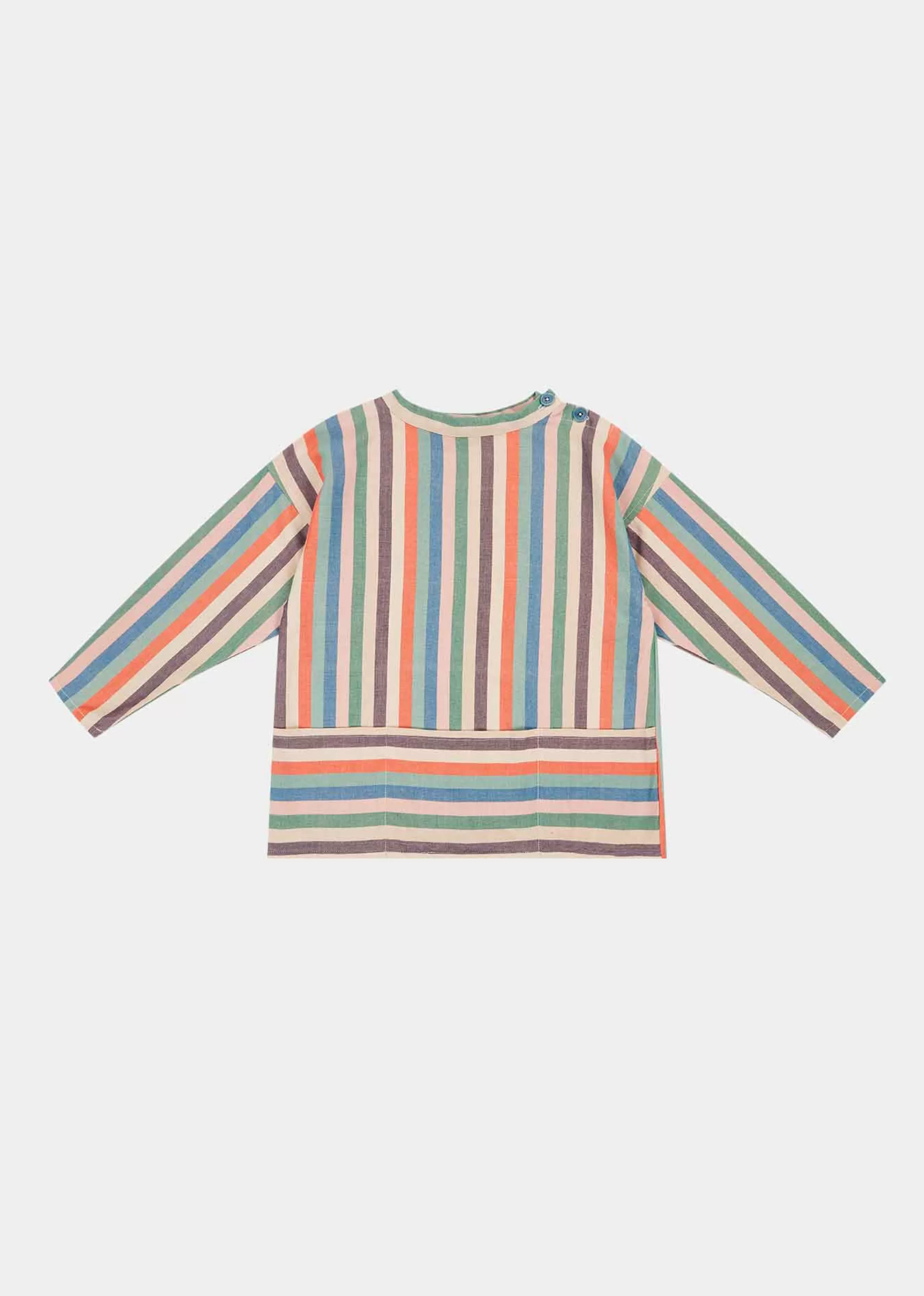 Tops-CARAMEL Pimento Top Multi Stripe